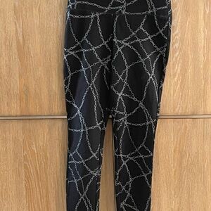 INC International Concepts Geometric Black and Gray Leggings